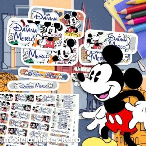 Mickey Retro - Personalized Tags