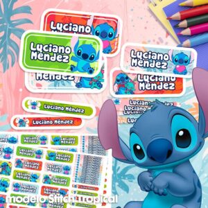 Stitch Tropical - Custom Tags