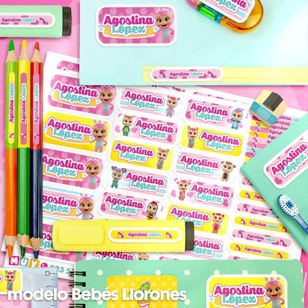 Bebés Llorones - Etiquetas Personalizadas - Imagen 2